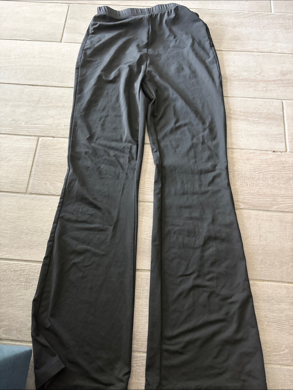 SHEIN Black Stretch Bootcut Flare Pants